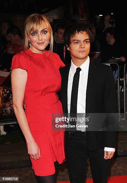 Sophie Dahl and Jamie Cullum attend the World Premiere of Fantastic Mr Fox and the Opening Gala ofThe Times BFI London Film Festival at the Odeon...