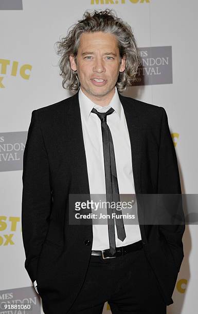 Dexter Fletcher attends the Opening Gala for The Times BFI London Film Festival which Premiere's 'Fantastic Mr Fox' at the Odeon Leicester Square on...