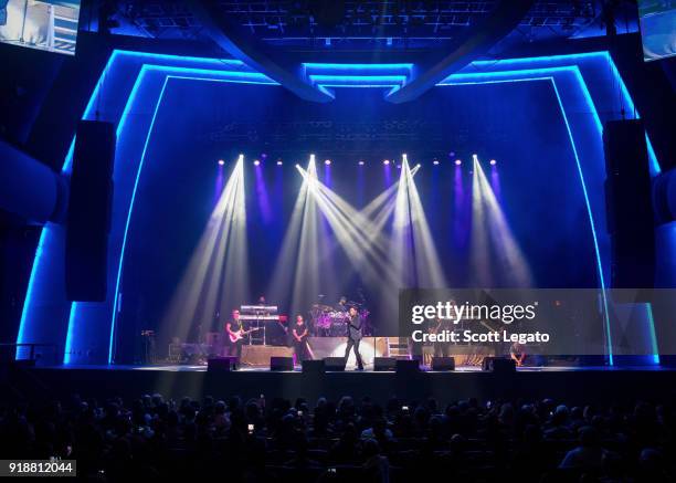 Singer Babyface performs at The Soundboard, Motor City Casino on February 15, 2018 in Detroit, Michigan.