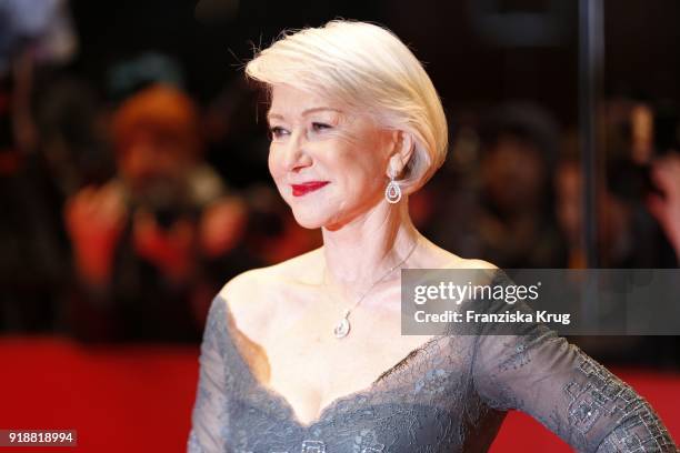 Helen Mirren attends the Opening Ceremony & 'Isle of Dogs' premiere during the 68th Berlinale International Film Festival Berlin at Berlinale Palace...
