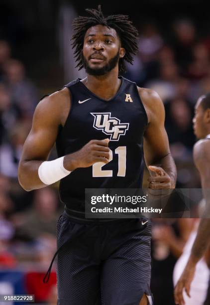 Chad Brown of the UCF Knights is seen during the game against the Cincinnati Bearcats at BB&T Arena on February 6, 2018 in Highland Heights, Kentucky.