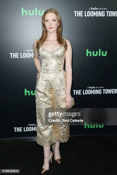 Wrenn Schmidt attends Hulu's "The Looming Tower" Series Premiere at The Paris Theatre on February 15, 2018 in New York City.