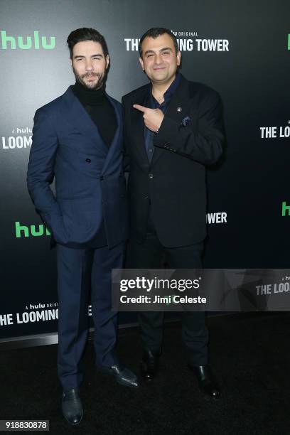 Tahar Rahim and Ali Soufan attends Hulu's "The Looming Tower" Series Premiere at The Paris Theatre on February 15, 2018 in New York City.