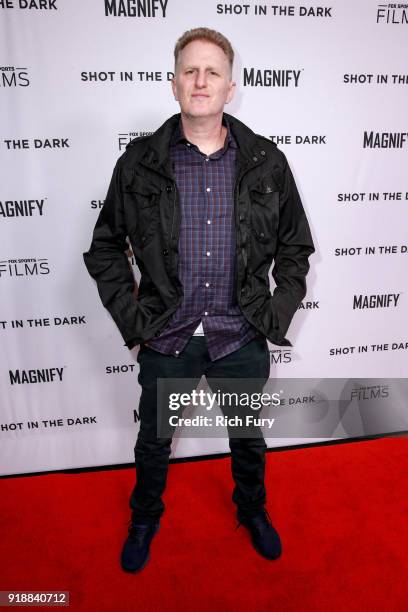 Michael Rapaport attends Magnify and Fox Sports Films' "Shot In The Dark" premiere documentary screening and panel discussion at Pacific Design...