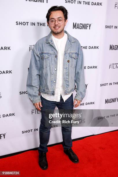 Dustin Nakao-Haider attends Magnify and Fox Sports Films' "Shot In The Dark" premiere documentary screening and panel discussion at Pacific Design...