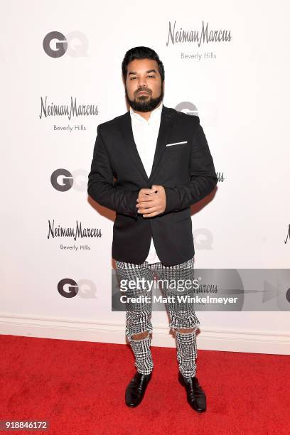 Adrian Dev attends Neiman Marcus x GQ All Star Weekend Event with Ben Simmons at Neiman Marcus on February 15, 2018 in Beverly Hills, California.