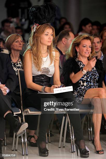 Dr.Gulnara Karimova Chairwoman of the Board of Trustees, Fund Forum, and CarolineGruozi Scheufele,Vice President Of Chopard during the Underground...