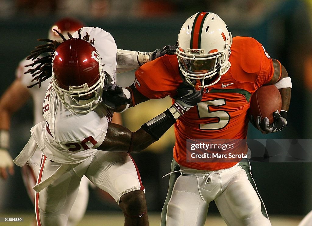 Oklahoma v Miami