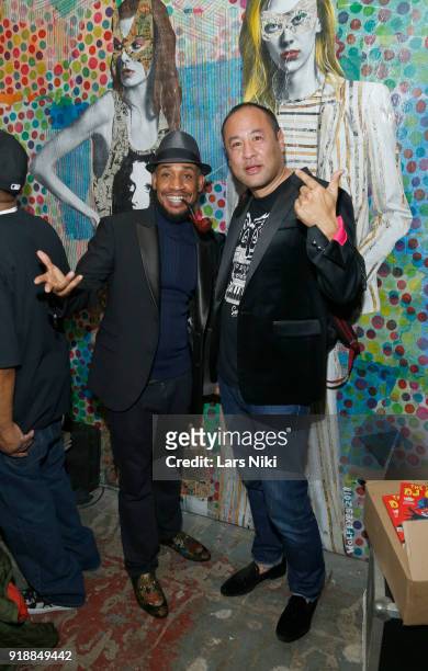 Prince Paul and Dan the Automator of Handsome Boy Modeling School perform as Saks and Good Luck Dry Cleaners Host a Tribute to the Late Phife Dawg at...