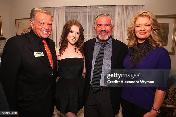 Chairman of the Board Harold Matzner, Anna Kendrick, Festival Director Darryl Macdonald and Mary Hart at The Palm Springs International Film Festival...