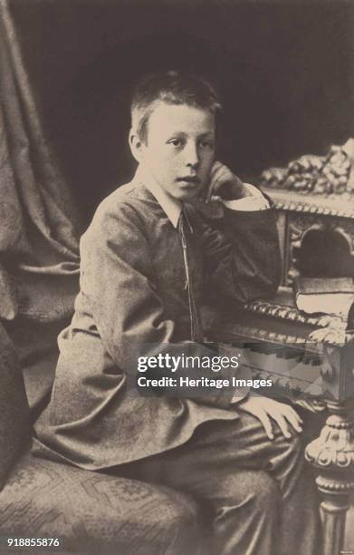 Sergei Rachmaninoff at the age of ten years, 1883-1884. Found in the collection of State Central M. Glinka Museum of Music, Moscow.
