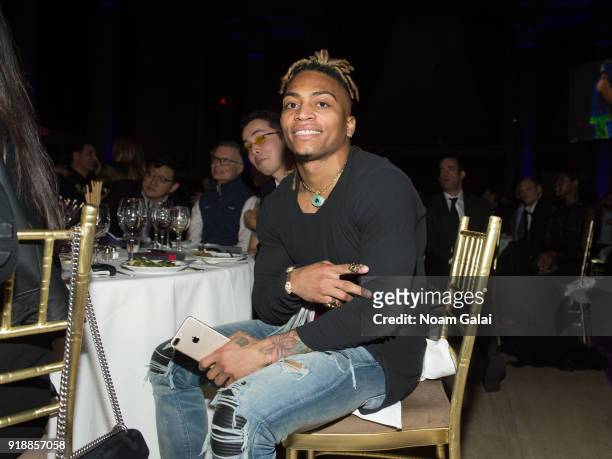 Buster Skrine attends All Hands and Hearts - Smart Response Third Annual Fight For Education at Cipriani Wall Street on February 15, 2018 in New York...
