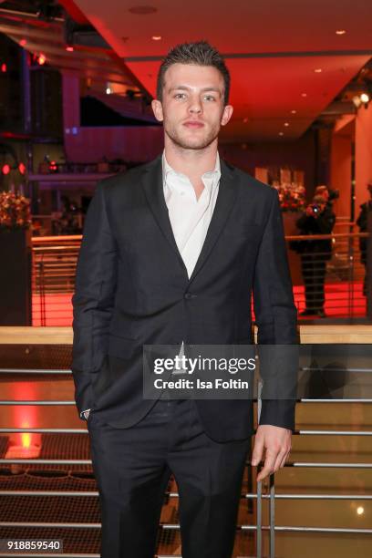 German actor Jannis Niewoehner attends the opening party of the 68th Berlinale International Film Festival Berlin at Berlinale Palace on February 15,...