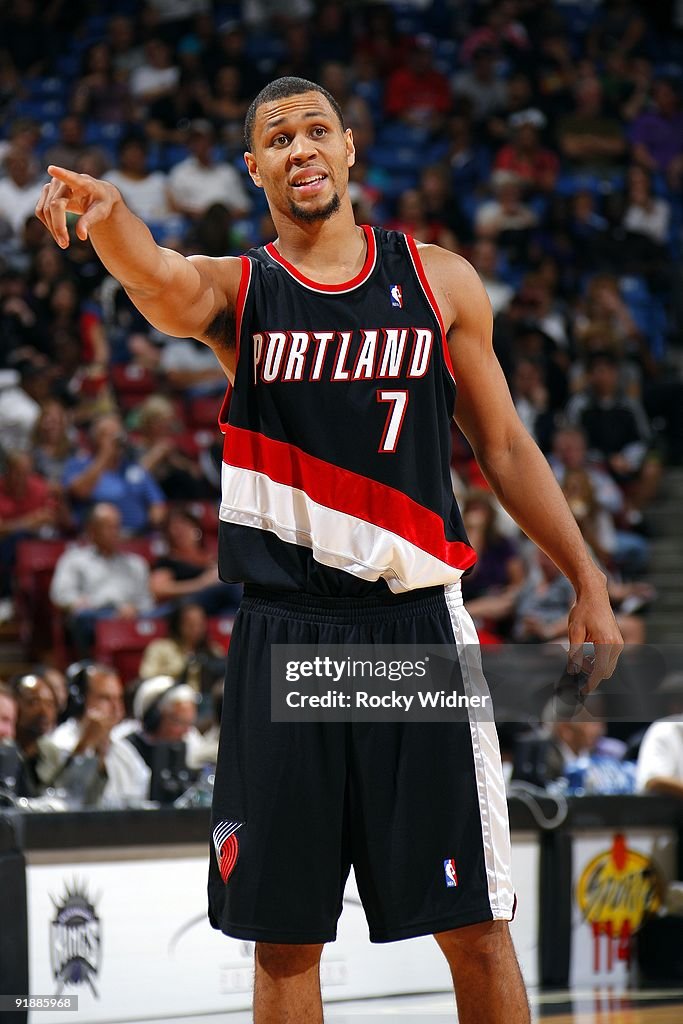 Portland Trail Blazers v Sacramento Kings