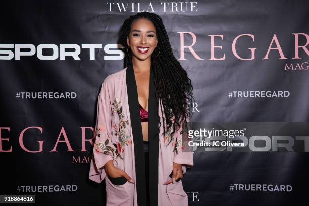 Gloria Govan attends Regard Magazine 2018 NBA All-Star Pre-Party hosted by Derek Fisher at Soho House on February 15, 2018 in West Hollywood,...