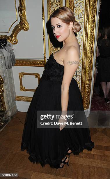 Peaches Geldof attends the Tatler 300th Anniversary Party, at Lancaster House on October 14, 2009 in London, England.