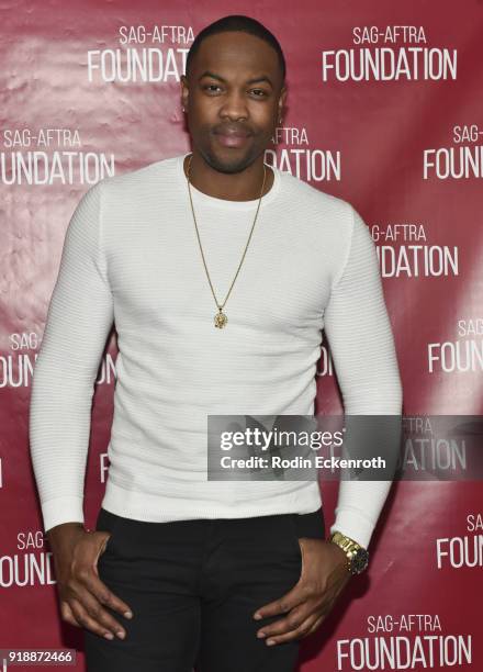 Actor Ser'Darius Blain poses for portrait at SAG-AFTRA Foundation Conversations - screening of "Jumanji: Welcome to the Jungle" at SAG-AFTRA...