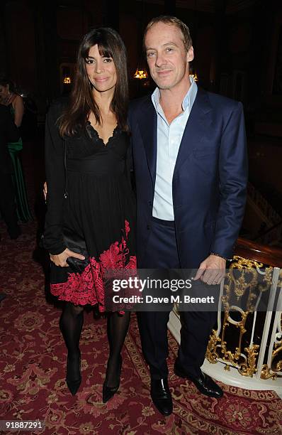 Lisa B and Anton Bilton attend the Tatler 300th Anniversary Party, at Lancaster House on October 14, 2009 in London, England.