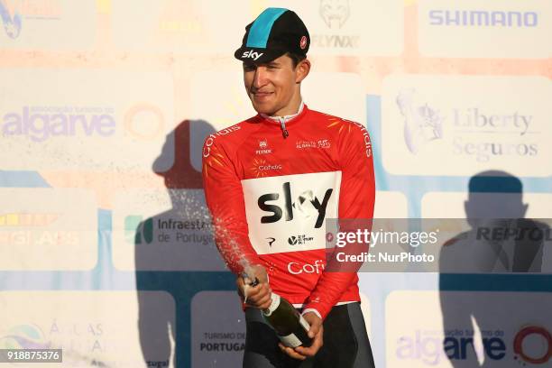 Michal Kwiatkowski of Team Sky after the 2nd stage of the cycling Tour of Algarve between Sagres and Alto do Foia, on February 15, 2018.