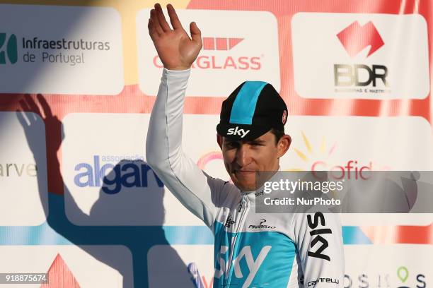 Michal Kwiatkowski of Team Sky after the 2nd stage of the cycling Tour of Algarve between Sagres and Alto do Foia, on February 15, 2018.