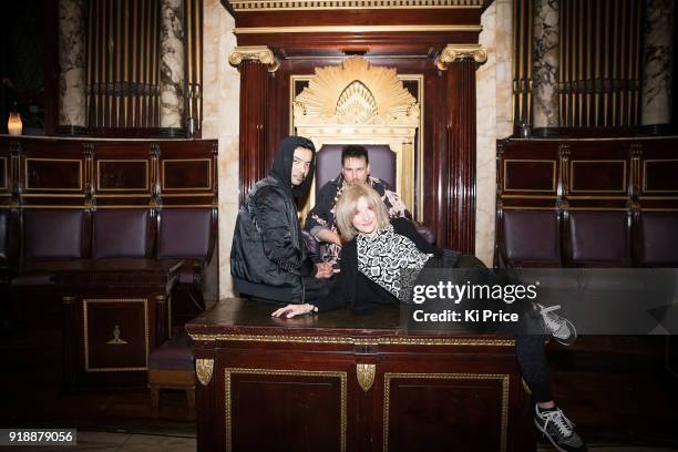 Jane Horrocks, Omi and Vin afterparty for VIN + OMI AW18 show on February 15, 2018 in London, England.