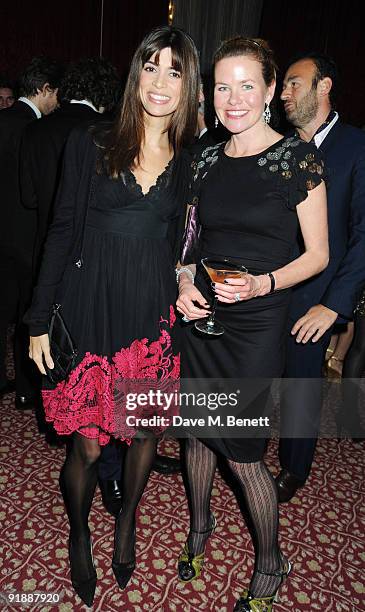 Lisa B attends the Tatler 300th Anniversary Party, at Lancaster House on October 14, 2009 in London, England.