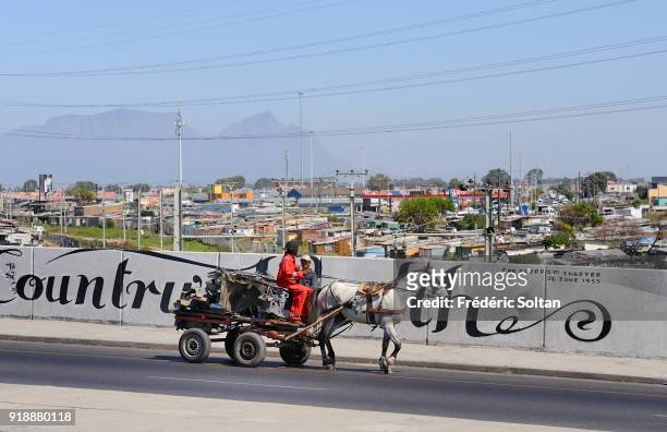 The township of Khayelitsha in Cape Town. Khayelitsha is the largest and fastest growing township in Western Cape, located on the Cape Flats in the...
