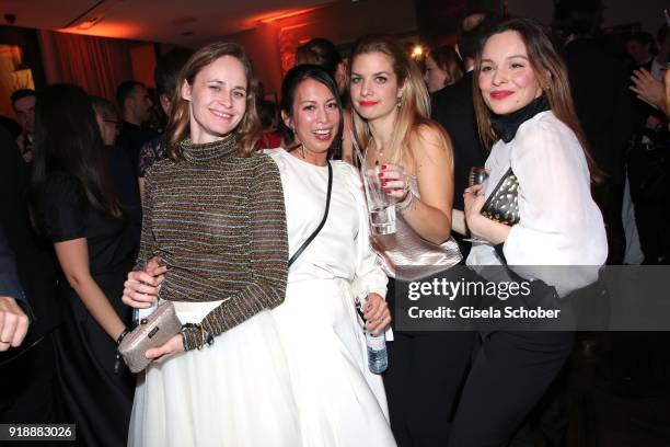 Inez Bjoerg David, Minh-Khai Phan-Thi, Susan Sideropoulos and Mina Tander during the Berlin Opening Night by GALA and UFA Fiction at Das Stue on...