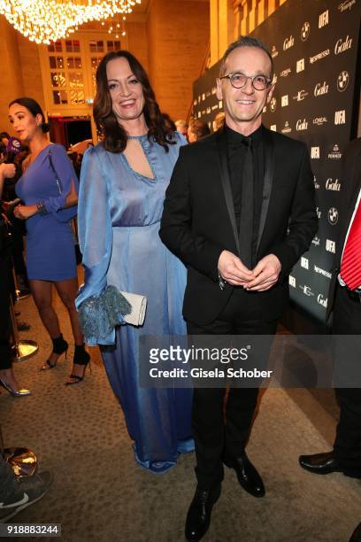 Heiko Maas and his girlfriend Natalia Woerner during the Berlin Opening Night by GALA and UFA Fiction at Das Stue on February 15, 2018 in Berlin,...