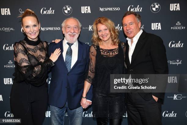 Anne Meyer-Minnemann and Dieter Hallervorden and his partner Christiane Zander, Nico Hofmann during the Berlin Opening Night by GALA and UFA Fiction...