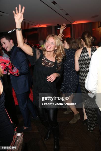 Christiane Zander during the Berlin Opening Night by GALA and UFA Fiction at Das Stue on February 15, 2018 in Berlin, Germany.