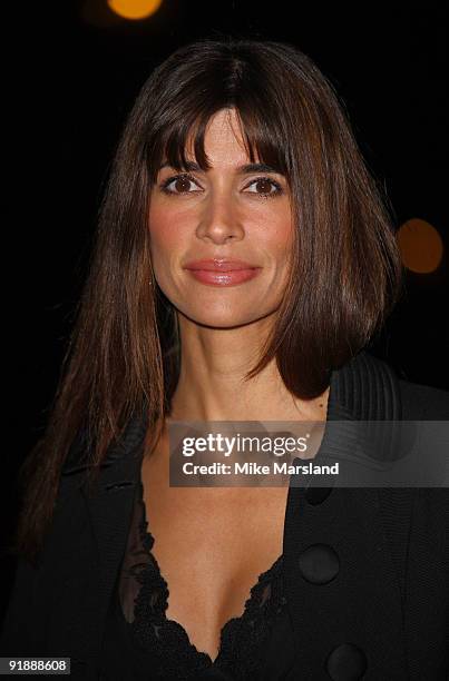 Lisa B arrives for the Tatler 300th anniversary party on October 14, 2009 in London, England.