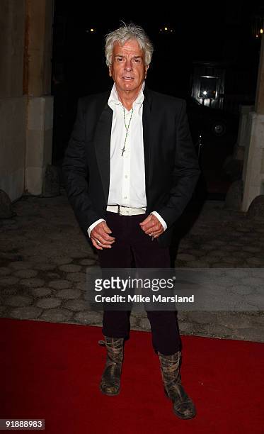 Nicky Haslam arrives for the Tatler 300th anniversary party on October 14, 2009 in London, England.