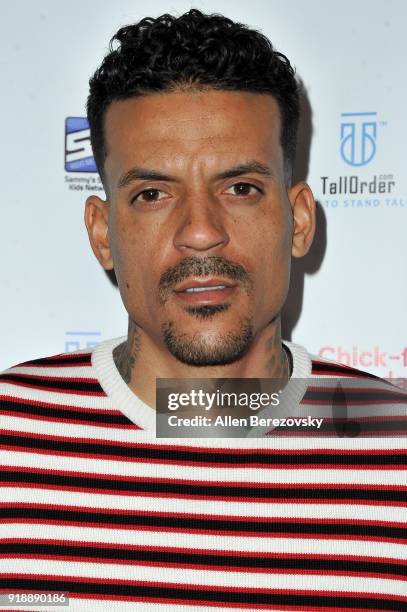 Matt Barnes attends the NBA All-Star Bowling Classic at Lucky Strike LA Live on February 15, 2018 in Los Angeles, California.