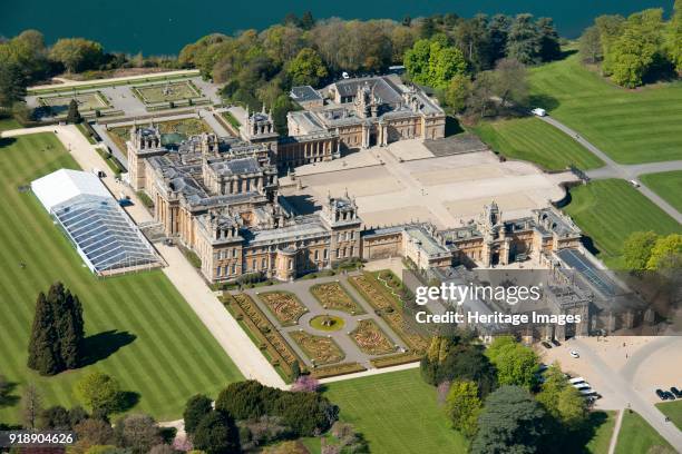 Blenheim Palace, Oxfordshire, 2016. Blenheim Palace was built in the 18th century for John Churchill, 1st Duke of Marlborough, as a reward for his...