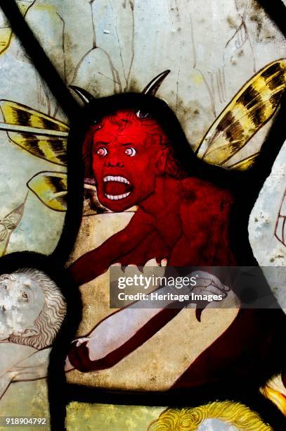 Window Devil In House Stained Glass Window Devil Photos and Premium High Res Pictures - Getty ...