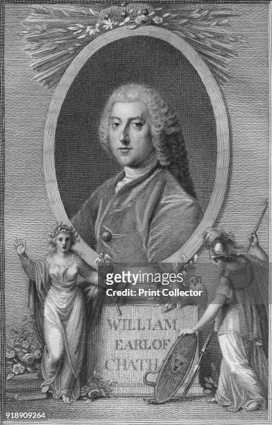 'William, Earl of Chatham', 1790. William Pitt, 1st Earl of Chatham , British statesman of the Whig group who led the government of Great Britain...