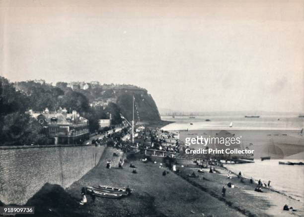 'Penarth - The Esplanade and Penarth Head', 1895. From Round the Coast. [George Newnes Limited, London, 1895]Artist Unknown.
