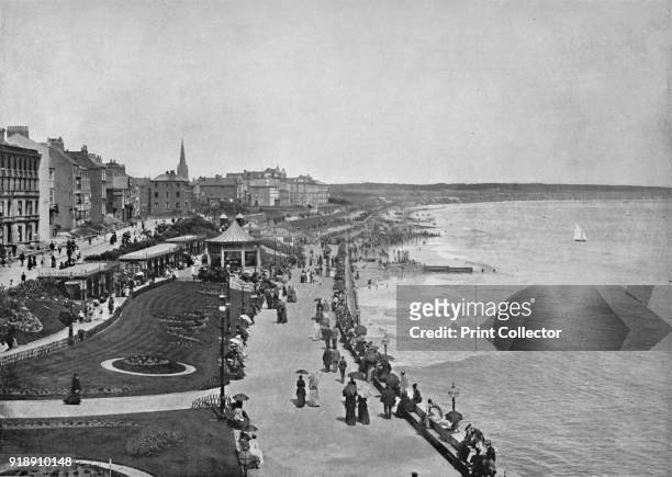 'Bridlington - Looking Down the Prince's Parade', 1895. From Round the Coast. [George Newnes Limited, London, 1895]Artist Unknown.