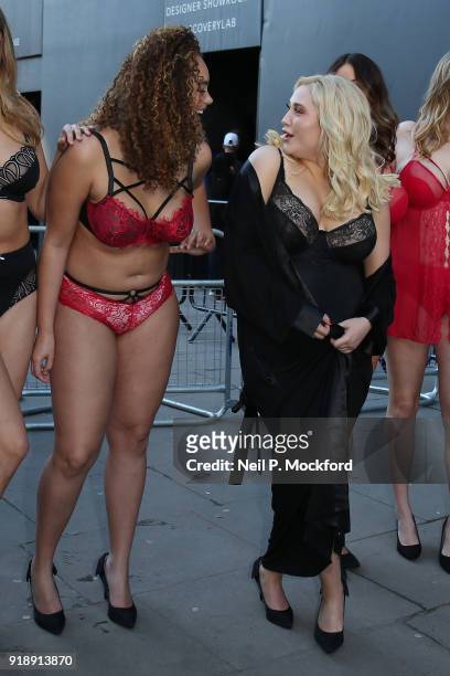 Hayley Hasselhoff leads models, diversity campaigners and social media influencers question the lack of curves in the female fashion industry outside...