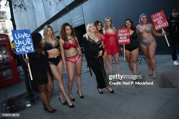 Hayley Hasselhoff leads models, diversity campaigners and social media influencers question the lack of curves in the female fashion industry outside...