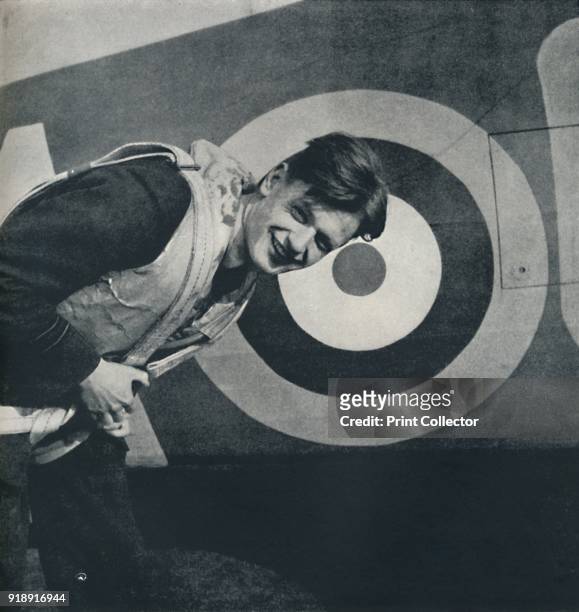 The flourish set on youth ', 1941. Acting Flight Lieutenant Thomas 'Ginger' Neil, No 249 Squadron, RAF North Weald, 1940. A young airman with the RAF...