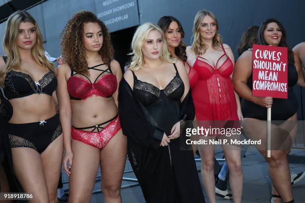 Hayley Hasselhoff leads models, diversity campaigners and social media influencers question the lack of curves in the female fashion industry outside...