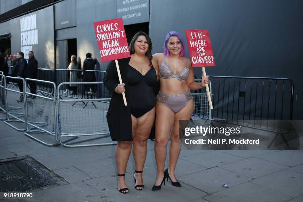 Hayley Hasselhoff leads models, diversity campaigners and social media influencers question the lack of curves in the female fashion industry outside...