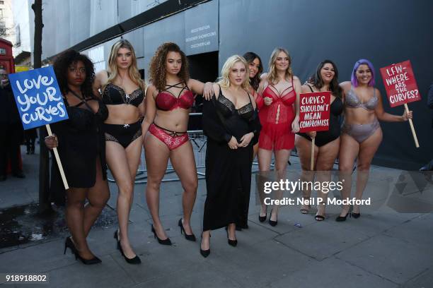 Hayley Hasselhoff leads models, diversity campaigners and social media influencers question the lack of curves in the female fashion industry outside...