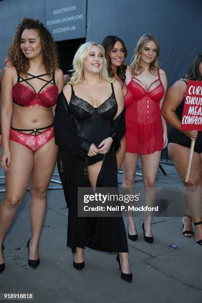 Hayley Hasselhoff leads models, diversity campaigners and social media influencers question the lack of curves in the female fashion industry outside...