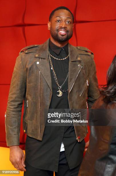 Los Angeles, CA Dwyane Wade is seen at the premiere of "Shot In The Dark" during NBA All-Star Weekend on February 15, 2018 in Los Angeles, California.