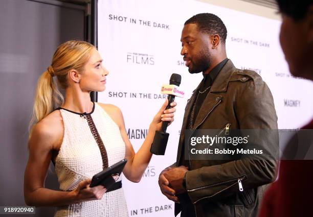 Los Angeles, CA Dwyane Wade is seen at the premiere of "Shot In The Dark" during NBA All-Star Weekend on February 15, 2018 in Los Angeles, California.