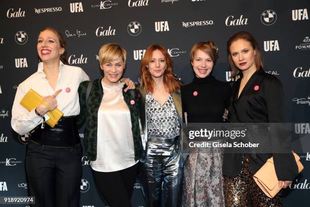 Juliane Elting, Gesine Cukrowski, Lavinia Wilson, Anna Brueggemann and Alina Levshin during the Berlin Opening Night by GALA and UFA Fiction at Das...