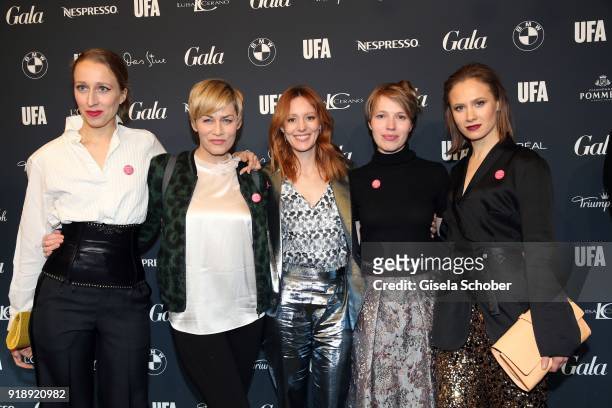 Juliane Elting, Gesine Cukrowski, Lavinia Wilson, Anna Brueggemann and Alina Levshin during the Berlin Opening Night by GALA and UFA Fiction at Das...